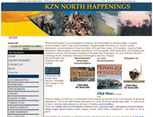 Tablet Screenshot of kznnorthhappenings.co.za